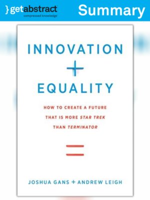 cover image of Innovation + Equality (Summary)